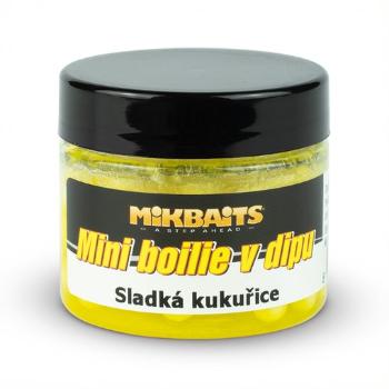 Mikbaits mini boilie v dipe 6-8 mm 50 ml-sladká kukurica