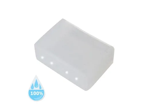 Koncovka pre LED pásiky 12V, IP68, RGB s dierou