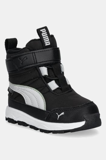 Detské zimné topánky Puma Evolve Boot Puretex AC+Inf čierna farba
