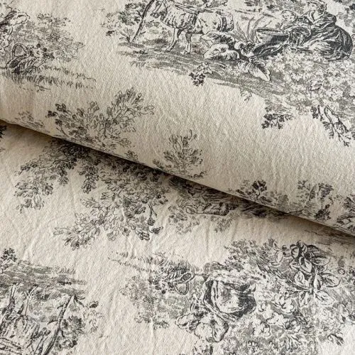 Dekoračná látka RUSTIC VINTAGE PRINT Gabrielle fusian