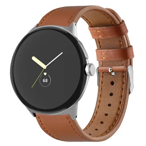 LEATHER Kožený remienok pre Google Pixel Watch 4 45mm / Pixel Watch 3 45mm hnedý