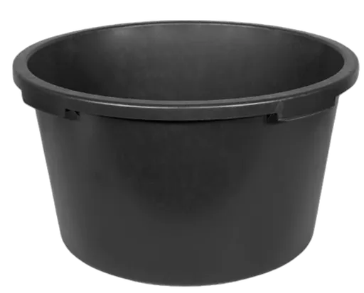 DEN BRAVEN Maltovník kruhový čierna 40 L