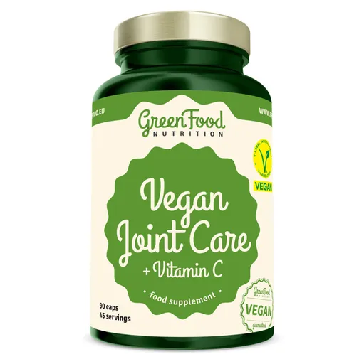 GREENFOOD NUTRITION Vegan joint care + vitamín C 90 kapsúl