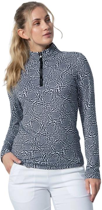 Daily Sports Kyoto Long-Sleeved Shirt Monocrome Black L Polo košeľa