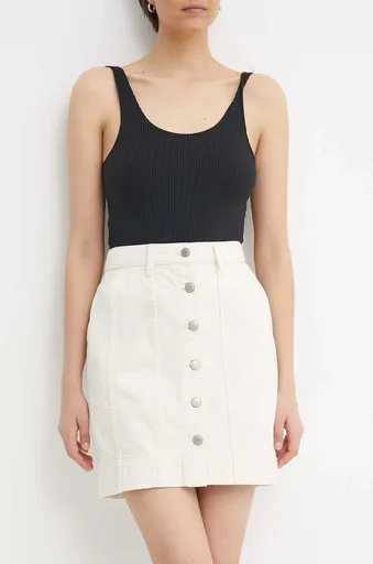 Rifľová sukňa Lauren Ralph Lauren