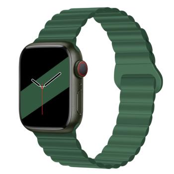 REVERSE Silikónový remienok Apple Watch Ultra 1 / 2 (49mm) / 9 / 8 / 7 (45mm) / 6 / SE / 5 / 4 (44mm) / 3 / 2 / 1 (42mm) zelený