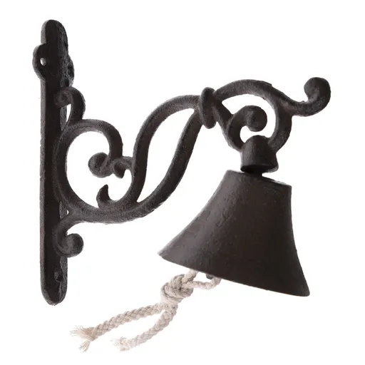 Liatinový zvonček Sinai čierna, 17 x 8 cm