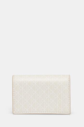 Peňaženka Calvin Klein dámska, biela farba, LV04F1083G