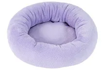 Posteľ Amelia plyšová okrúhla 50cm Lila A32 1ks