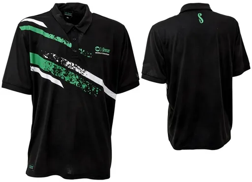 Sensas tričko polo stripes black - s