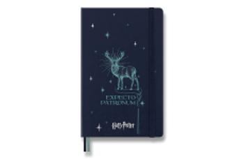 Moleskine Zápisník Harry Potter tvrdé dosky A5, linajkový, modrý