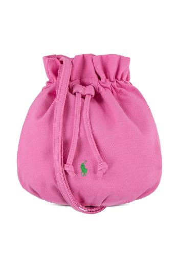 Detská kabelka Polo Ralph Lauren fialová farba, 4AR165