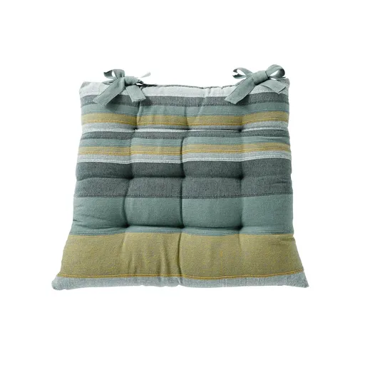 Pruhované sedáky na stoličku, 2 ks.