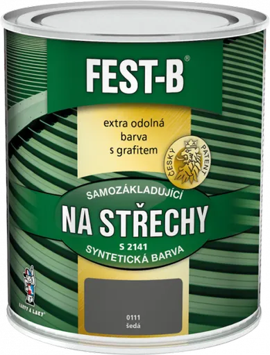 FEST-B 2v1 S2141 - Farba na strechy 0,8 kg 0840 - červenohnedá