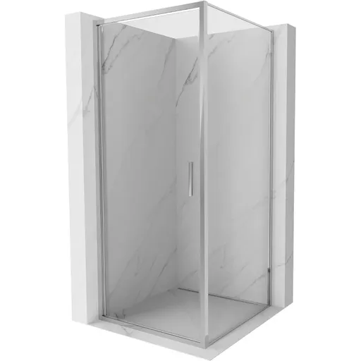 MEXEN/S - Exo sprchovací kút dvere krídlové 80 x 80, transparent, chróm 817-080-080-01-00
