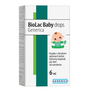 Generica Biolac baby drops od 3. mesiaca 6 ml