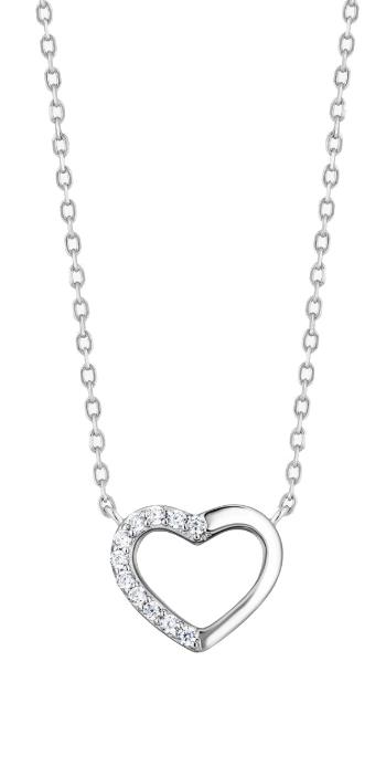 Preciosa Strieborný náhrdelník s kubickou zirkóniou True Love Royal Lagoon 5436 00