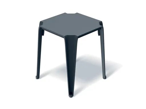 Stôl odkladací LOTTIE 396x396x465mm - uhoľná