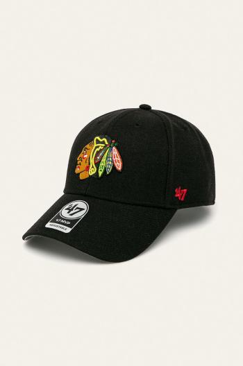 47 brand - Čiapka NHL Chicago Blackhawks H-MVP04WBV-BKA