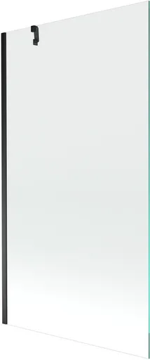 MEXEN/S - Next vaňová zástena FIX 90x150, transparent, čierna 895-090-000-00-00-70