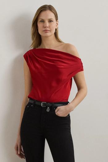 Blúzka Lauren Ralph Lauren ružová farba, jednofarebná, 200951231