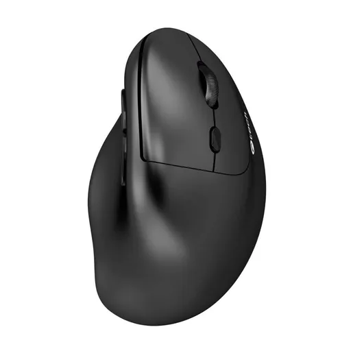 C-TECH Myš VEM-12, Vertikálne, Bezdrôtová, čierna