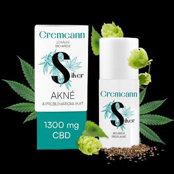 CREMCANN SILVER 1 300 mg lokálny bio krém na problematickú pokožku - 30 ml - Annabis