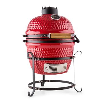 Klarstein Kamado gratar ceramica Grill 11 "fumător BBQ rosu