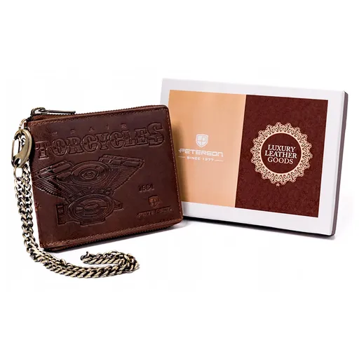 Praktická kožená peňaženka Peterson