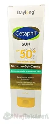 Daylong Cetaphil SUN Sensitive Gel-Creme SPF 50+ gél-krém s ochranným faktorom 100 ml