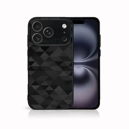 MY ART Ochranný kryt pre Apple iPhone 17 Pro Max BLACK TRIANGLES (232)