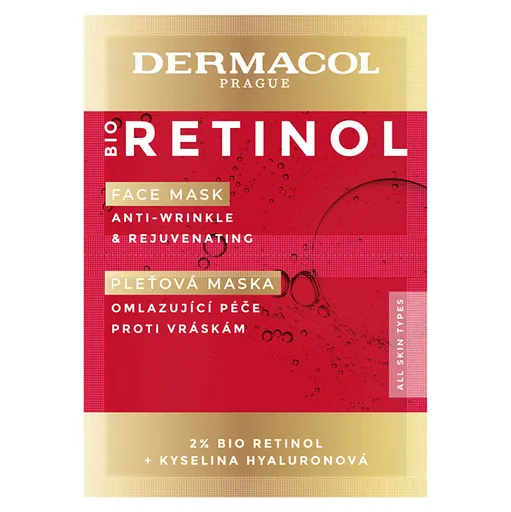 DERMACOL Bio Retinol Pleťová maska 2 x 8 ml