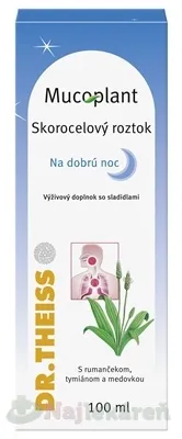 Dr. Theiss Mucoplant Skorocelový Sirup Na Dobrú Noc 100 ml