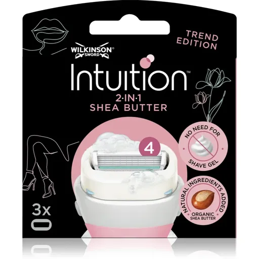 Wilkinson Sword Intuition 2in1 Shea Butter náhradné žiletky 3 ks