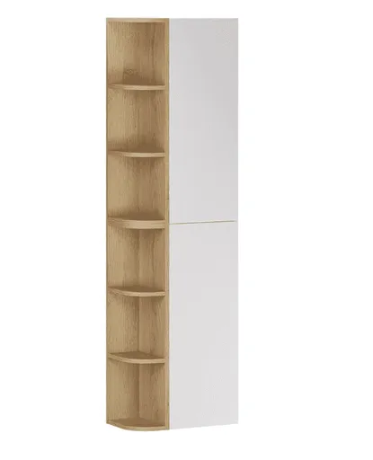 ArtCom Vysoká skrinka ASTER WHITE ASG 2SP/2URSM