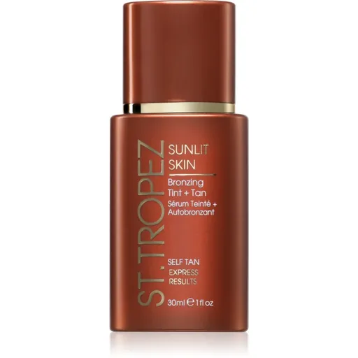 St.Tropez Sunlit Skin Bronzing Tint + Tan tónovací samoopaľovací krém na tvár 1 ks