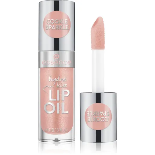 essence Hydra Kiss hydratačný olej na pery odtieň 09 Cookie Sparkle 4 ml