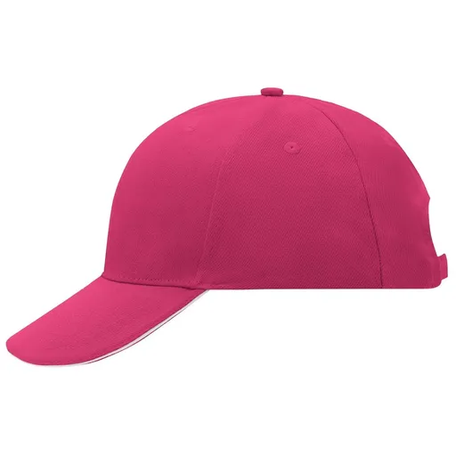 Myrtle Beach (Daiber) Reklamná šiltovka 6 panelová sandwich MB024 - Ružová / biela | uni