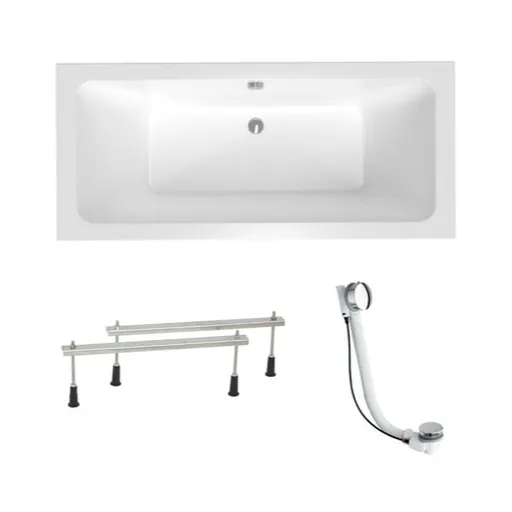 Obdĺžniková vaňa Laguna Nora Plus 180x80 cm akrylát ľavá aj pravá SIKONO1800AN