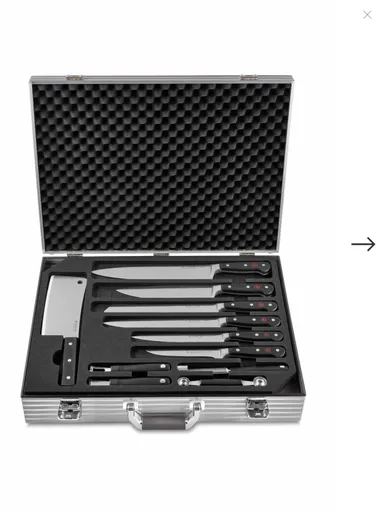 Wüsthof CLASSIC kuchársky kufrík s vybavením - 24 dielov