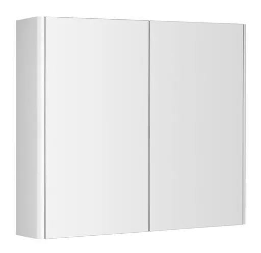 AQUALINE - DENEB galérka 80x70x18cm, biela mat DN080