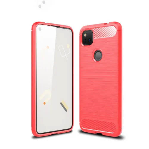FLEXI TPU Obal Google Pixel 4A  červený
