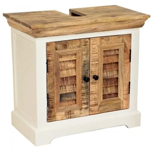 Skrinka pod umývadlo Agni 65x60x35 cm z masívu mango AGNI-SU