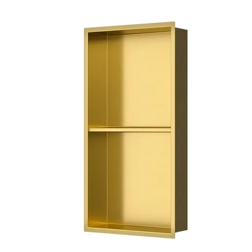 Vstavaná polička SAT Aurum zlatá 33x63 cm SATAURN6030SBG