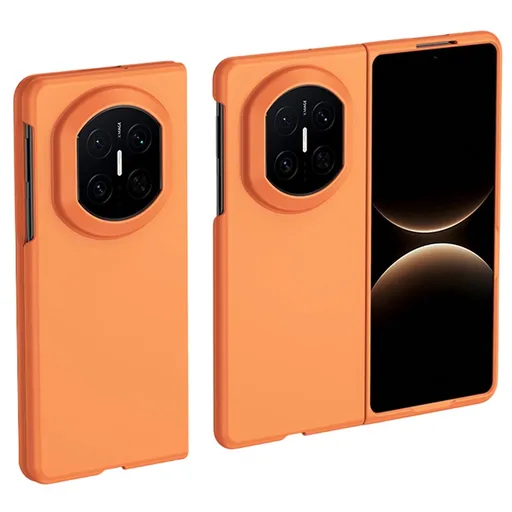 PLASTIC Ochranný plastový kryt pre Huawei Mate X7 oranžový