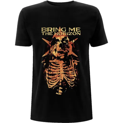 Bring me the horizon tričko Skull Muss Čierna L