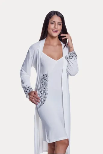 Luisa Moretti Dámska bambusová košieľka OLIVIA s županom