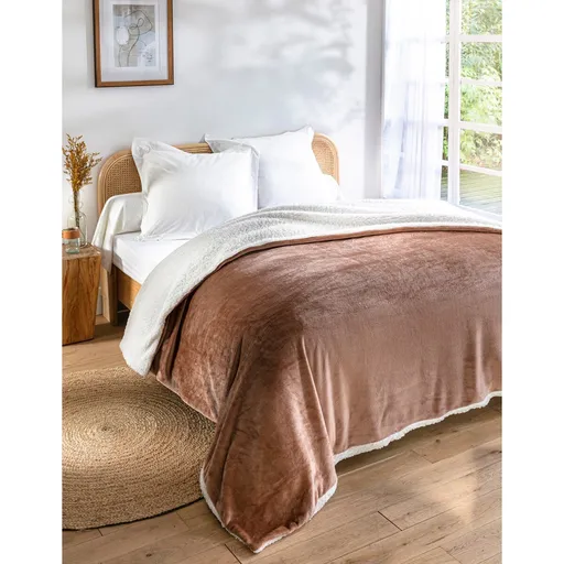 Obojstranná deka sherpa a fleece