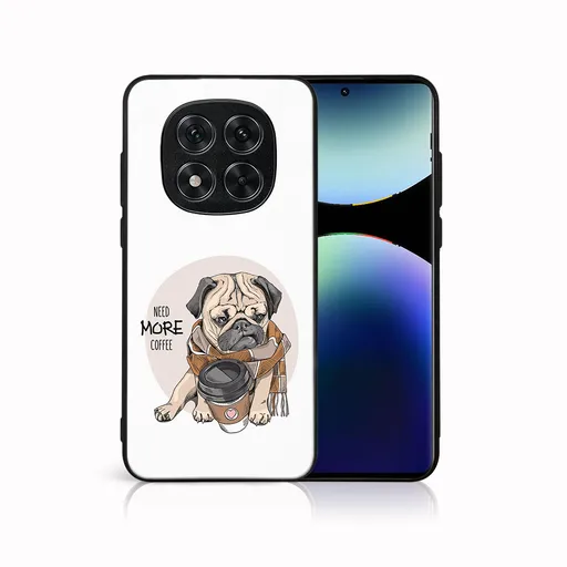 MY ART Ochranný kryt pre Xiaomi Redmi Note 14 Pro 5G MORE COFFEE (184)