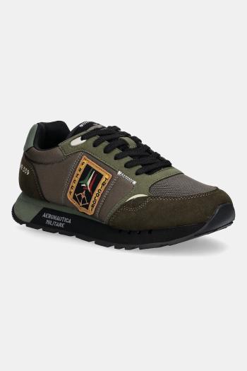 Tenisky Aeronautica Militare SNEAKERS zelená farba, 252SC0292UCT03331